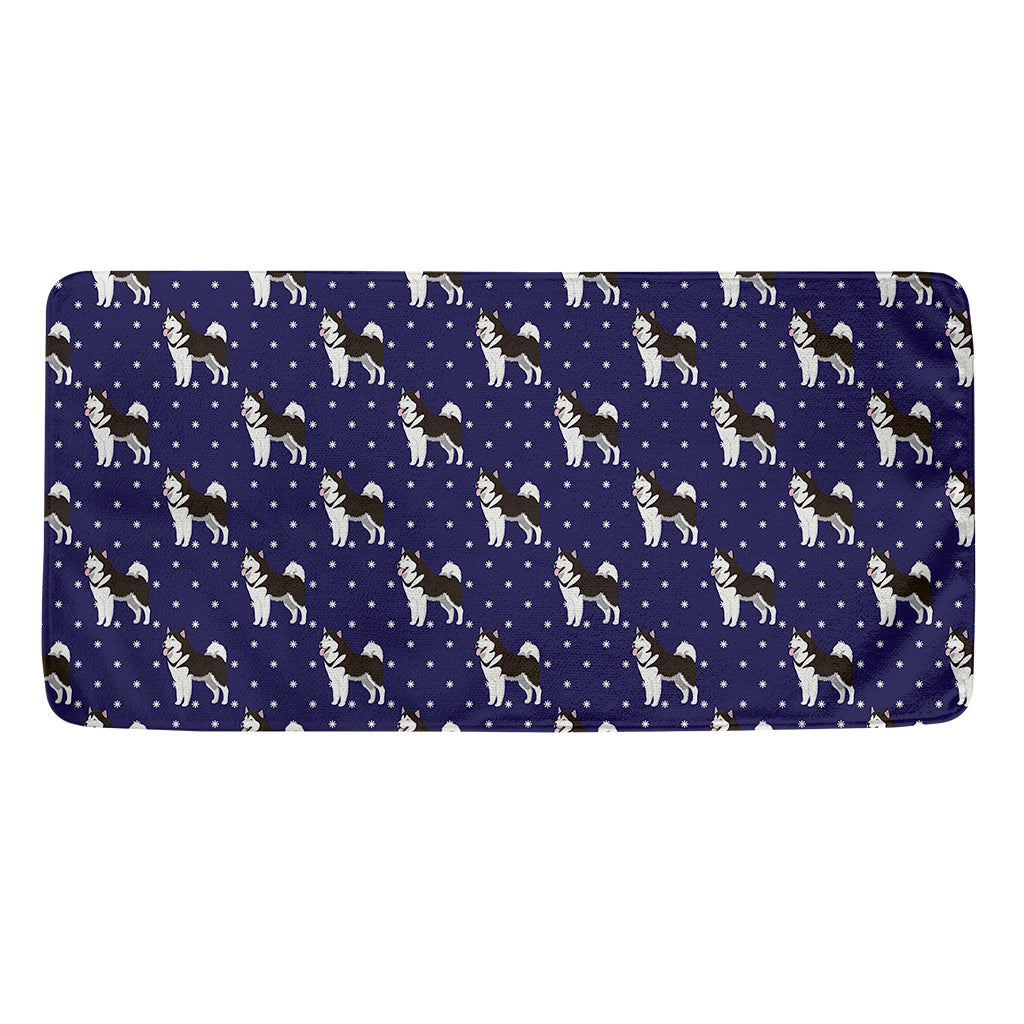Alaskan Malamute Pattern Print Towel