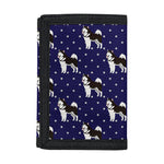 Alaskan Malamute Pattern Print Trifold Wallet