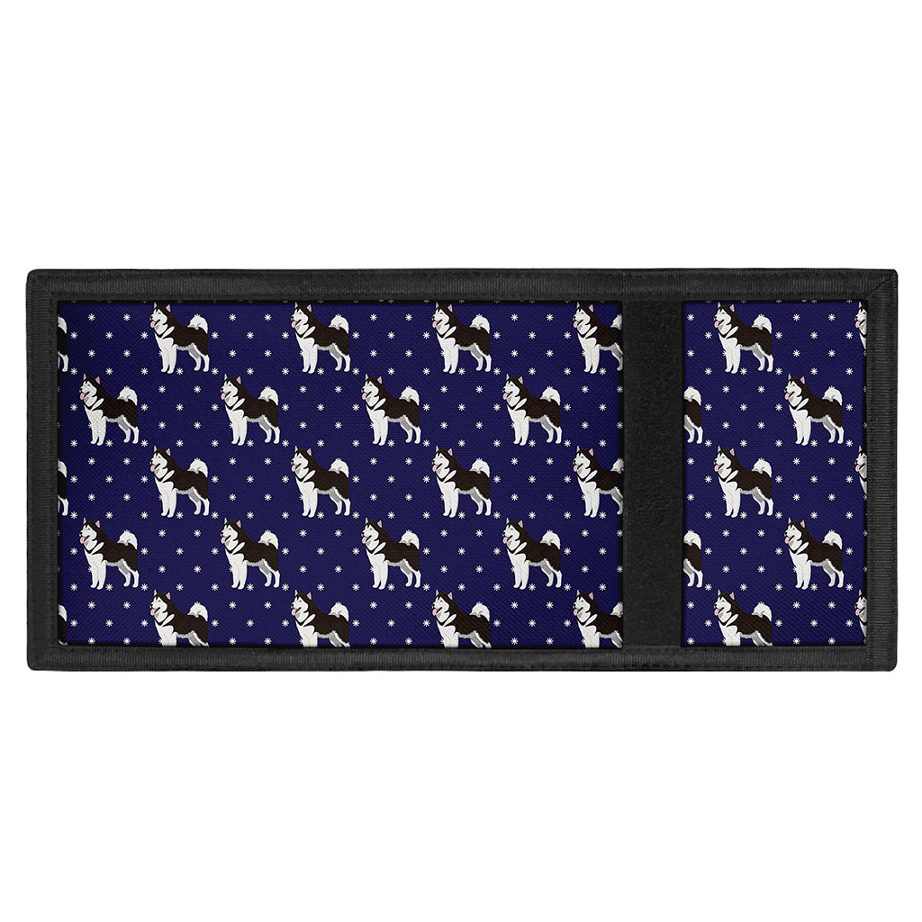 Alaskan Malamute Pattern Print Trifold Wallet