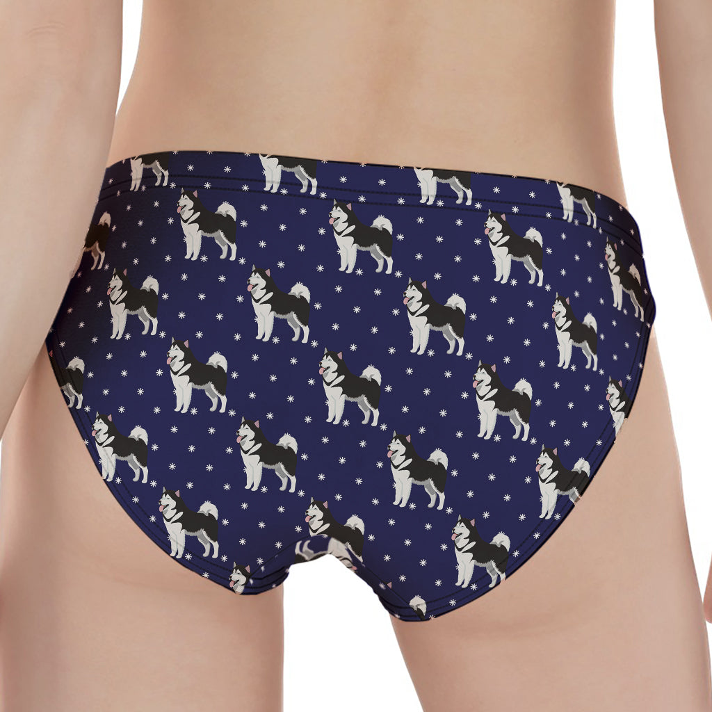 Alaskan Malamute Pattern Print Women's Panties