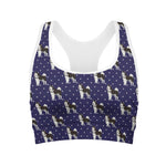 Alaskan Malamute Pattern Print Women's Sports Bra