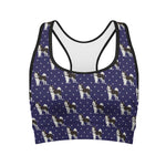 Alaskan Malamute Pattern Print Women's Sports Bra