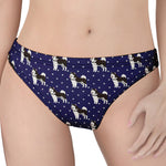 Alaskan Malamute Pattern Print Women's Thong