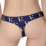 Alaskan Malamute Pattern Print Women's Thong