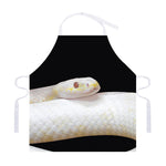 Albino Snake Print Adjustable Apron