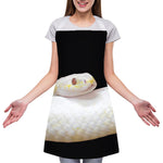 Albino Snake Print Adjustable Apron