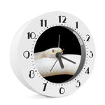 Albino Snake Print Alarm Clock