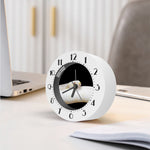 Albino Snake Print Alarm Clock