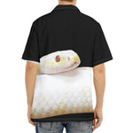 Albino Snake Print Aloha Shirt