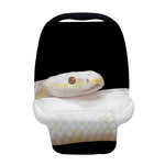 Albino Snake Print Baby Seat Cover