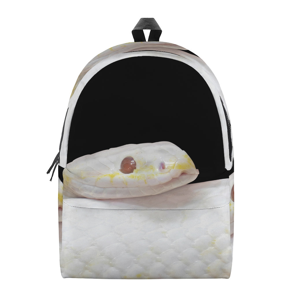 Albino Snake Print Backpack