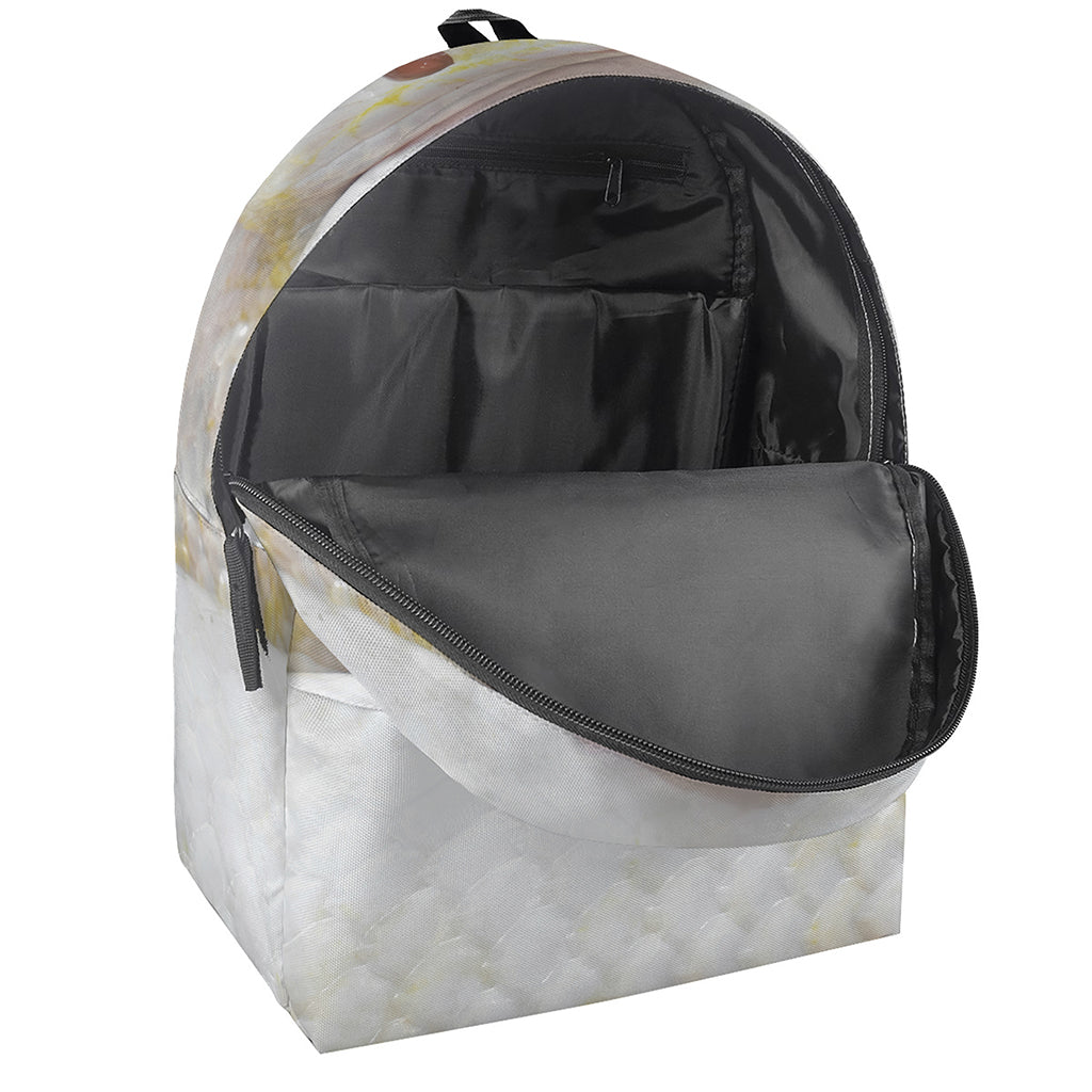 Albino Snake Print Backpack