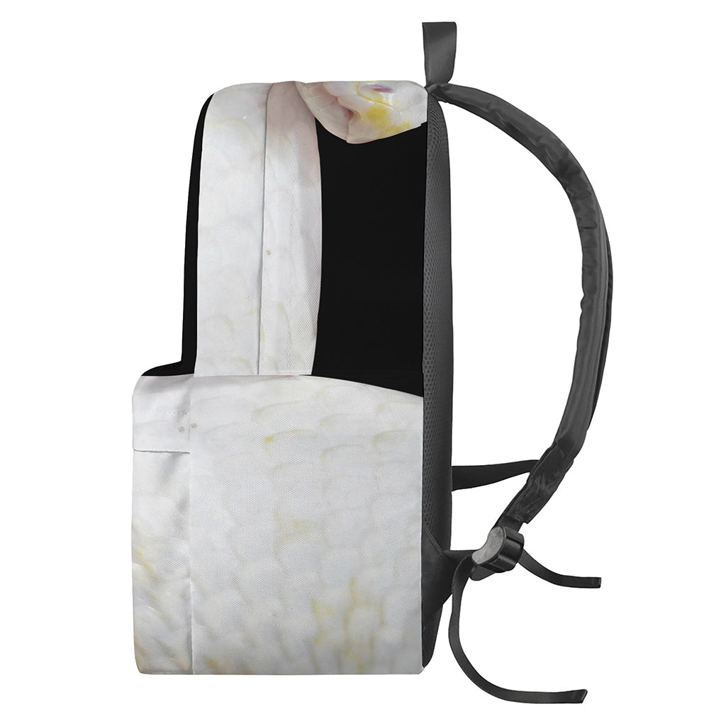 Albino Snake Print Backpack
