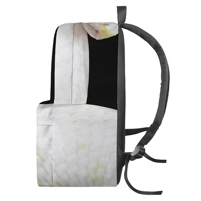 Albino Snake Print Backpack