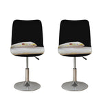 Albino Snake Print Bar Stool Covers