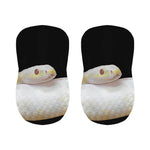 Albino Snake Print Bar Stool Covers