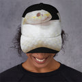 Albino Snake Print Baseball Cap