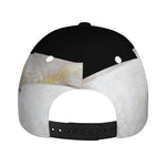 Albino Snake Print Baseball Cap