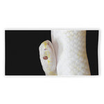 Albino Snake Print Beach Towel