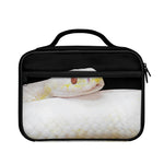 Albino Snake Print Briefcase Bible Bag