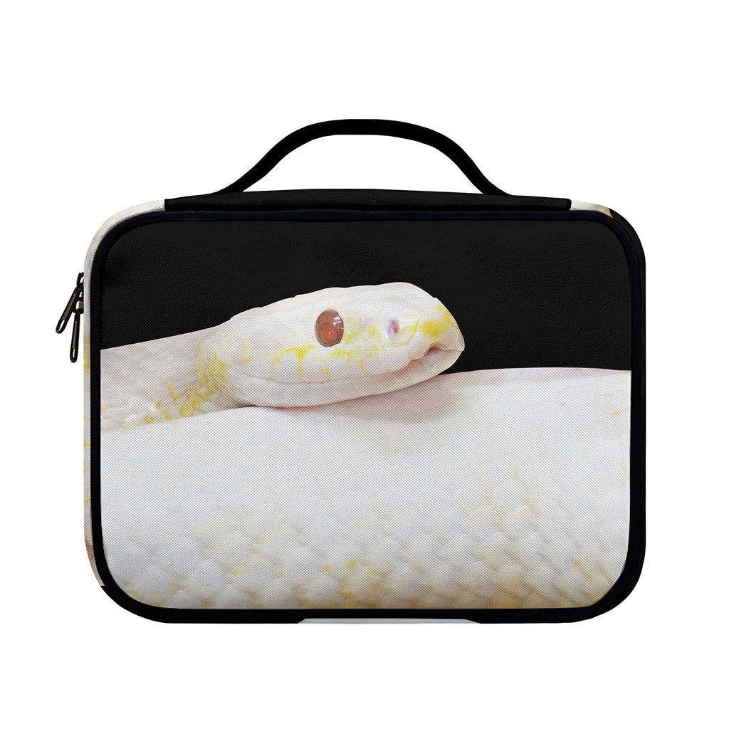 Albino Snake Print Briefcase Bible Bag