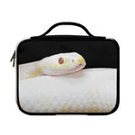 Albino Snake Print Briefcase Bible Bag