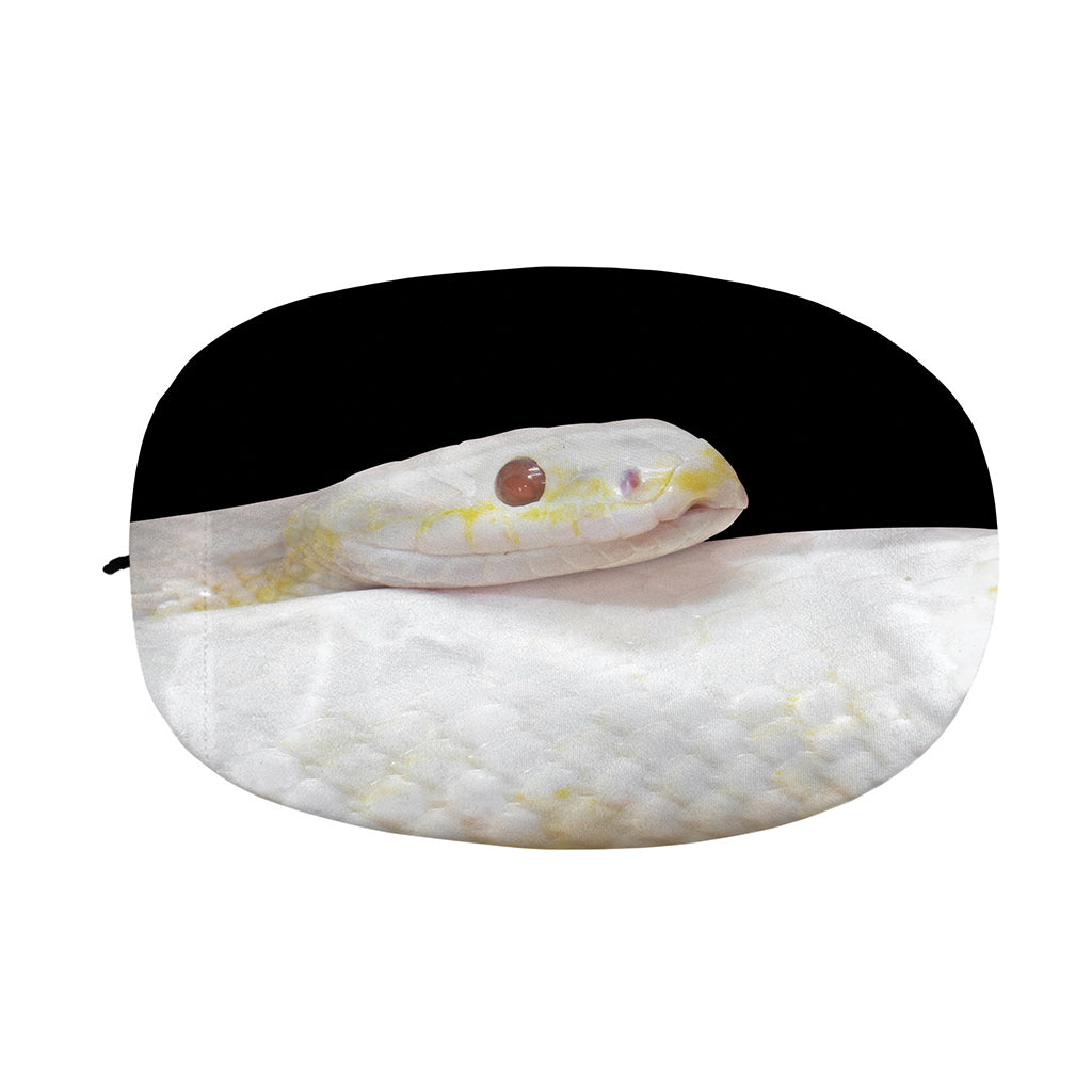 Albino Snake Print Car Side Mirror Covers