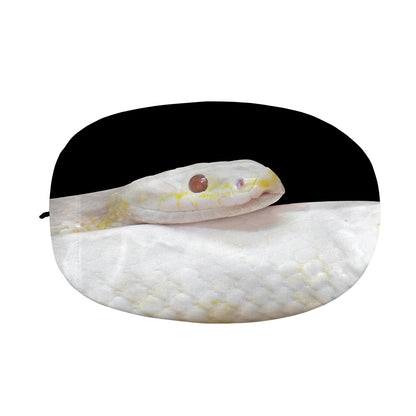 Albino Snake Print Car Side Mirror Covers