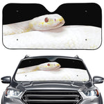 Albino Snake Print Car Windshield Sun Shade
