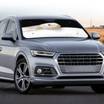 Albino Snake Print Car Windshield Sun Shade