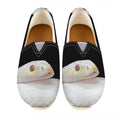 Albino Snake Print Casual Shoes
