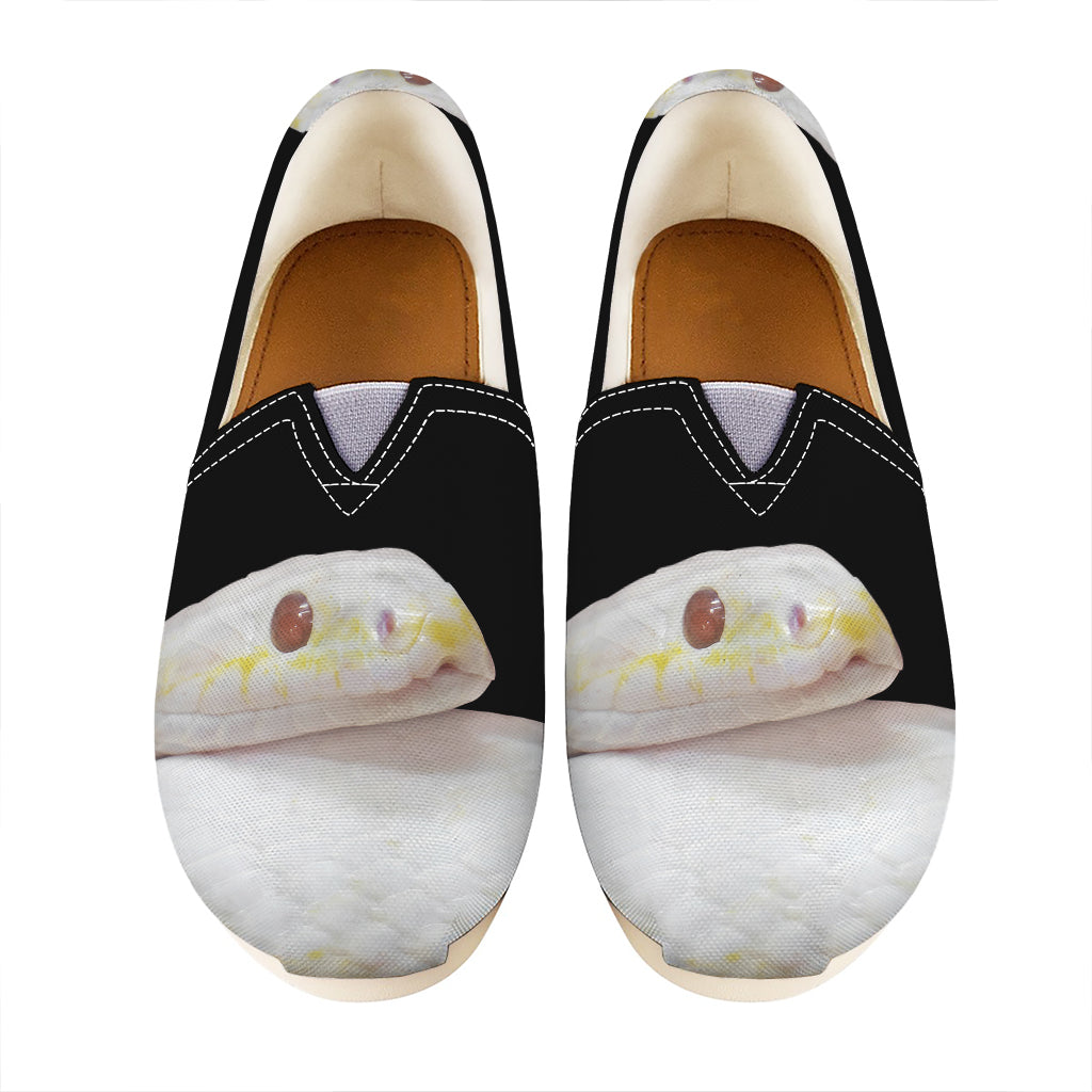 Albino Snake Print Casual Shoes
