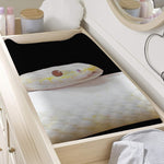 Albino Snake Print Changing Pad Cover