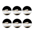 Albino Snake Print Coaster Set