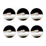 Albino Snake Print Coaster Set