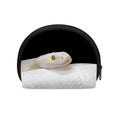 Albino Snake Print Coin Purse