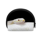 Albino Snake Print Coin Purse