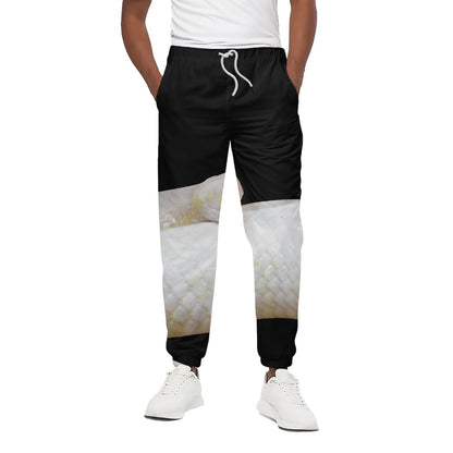 Albino Snake Print Cotton Pants