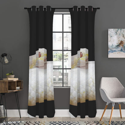 Albino Snake Print Curtain