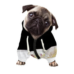 Albino Snake Print Dog Zip Up Hoodie