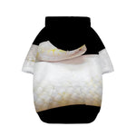 Albino Snake Print Dog Zip Up Hoodie