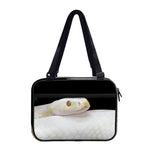 Albino Snake Print Double Strap Bible Bag