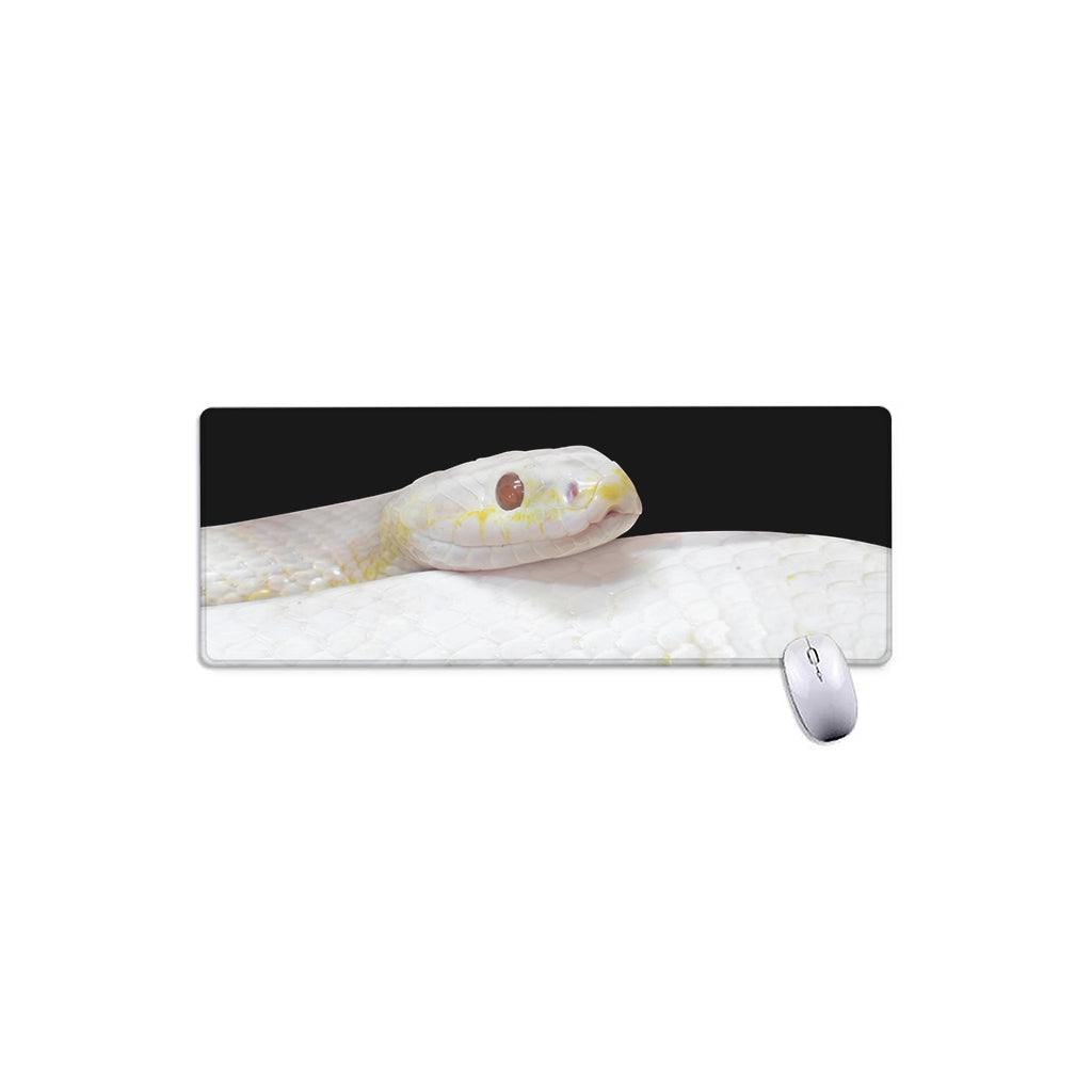 Albino Snake Print Extended Mouse Pad