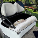 Albino Snake Print Golf Cart Seat Cover