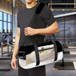 Albino Snake Print Gym Bag