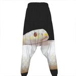 Albino Snake Print Hammer Pants