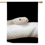 Albino Snake Print House Flag