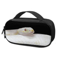 Albino Snake Print Portable Cooler Travel Case