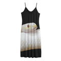 Albino Snake Print Jersey Midi Cami Dress