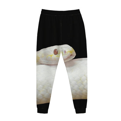 Albino Snake Print Jogger Pants